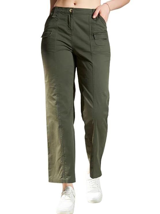 GRECIILOOKS Women High Rise High Waist Trousers Flared Korean Style Formal Pants-TRENDDIVE