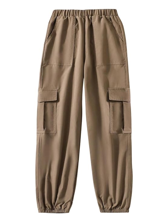 TAGAS Regular Cargo Pant ||Relaxed Trouser Joggers for Girls-TRENDDIVE