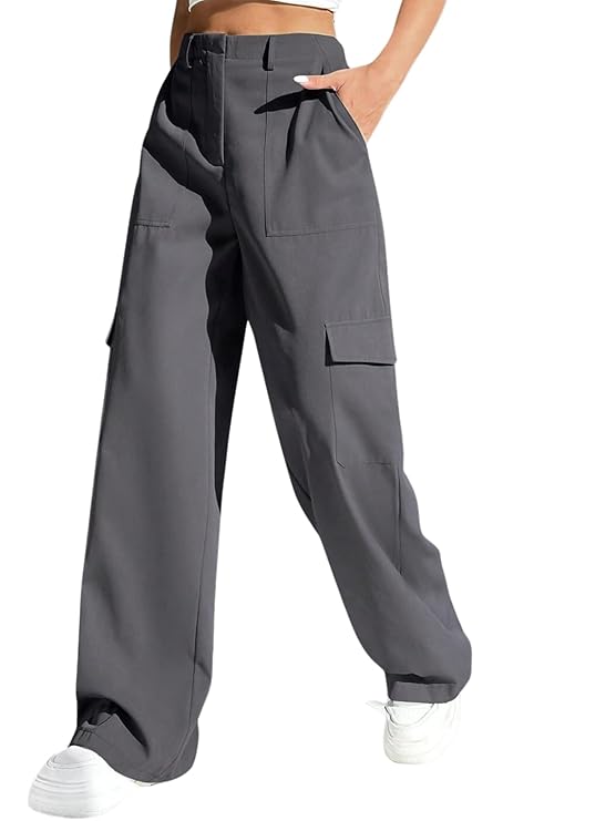GRECIILOOKS Women High Rise High Waist Trousers-TRENDDIVE