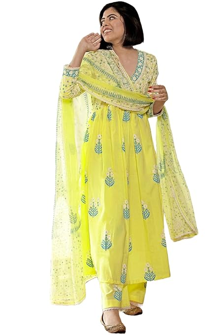 GoSriKi Women's Rayon Blend Anarkali-TRENDDIVE