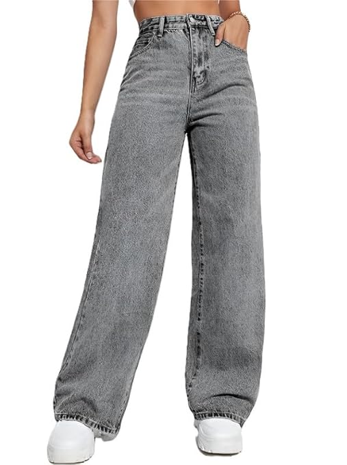 Ben Martin High Rise High Waist Stretchable Baggy Jeans for Women-TRENDDIVE