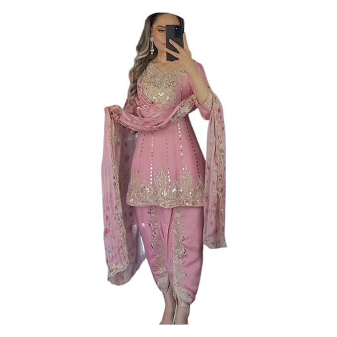 SHAFNUFAB Womens Dhoti Suit-TRENDDIVE
