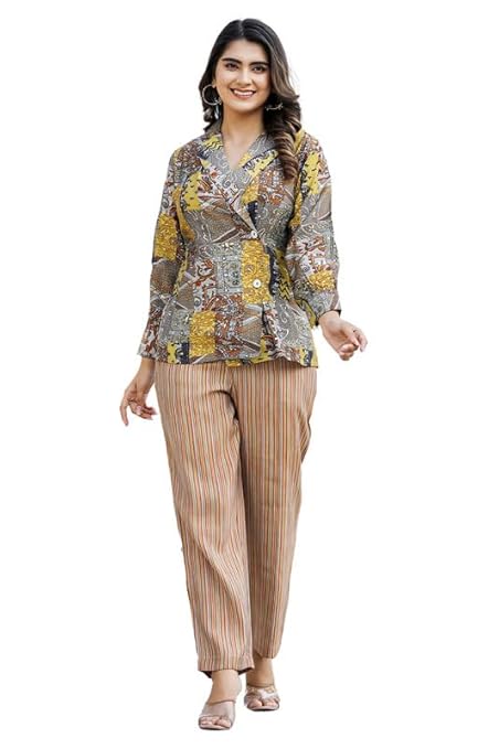 SYMPLE Women's Co-ord Set_TRENDDIVE