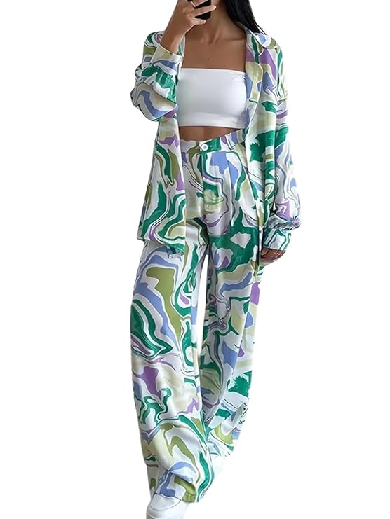 Gufrina Women's Pol Co-Ord Set-TRENDDIVE
