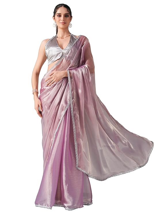 Womanista Polyester Women's Jimmychoo Saree-TRENDDIVE
