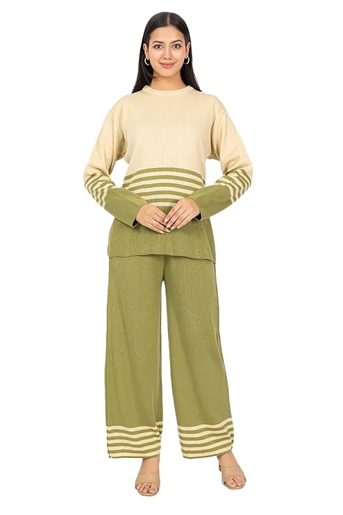 Winter Woollen Co-ord Set-TRENDDIVE